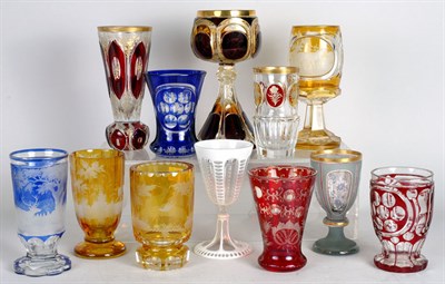Lot 2181 - Miscellaneous Group of Bohemian Glassware...