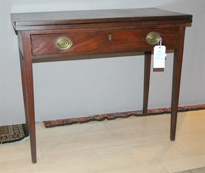 Lot 2307 - Federal Mahogany Fold-Over Card Table Early...