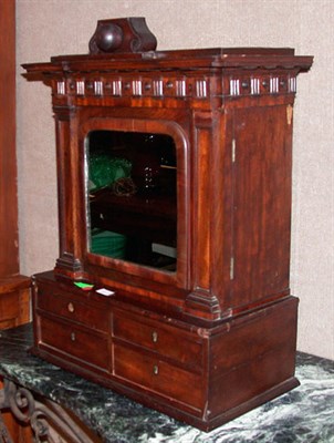 Lot 1194 - Empire Style Mahogany Miniature Cabinet Height...