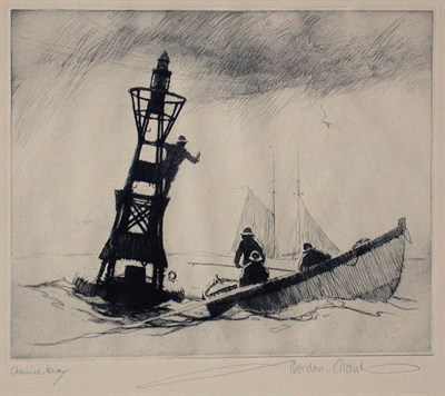 Lot 2193 - Gordon Grant CHANNEL BUOY; THE PILOT; FISHING...