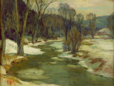 Lot 279 - John Fabian Carlson 1875-1947 THAWING ICE...