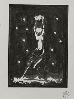 Lot 311 - Rockwell Kent 1882-1971 (i) SPIRIT FIGURE,...