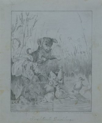 Lot 251 - Theodore Robinson 1852-1896 FRIGHTENED...