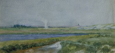 Lot 303 - Peter Moran 1841-1914 LAUSAM GEYSER,...