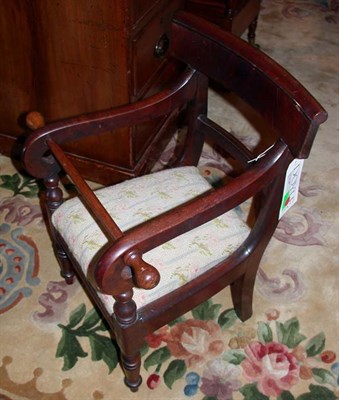 Lot 1653 - Victorian Mahogany Child's Chair