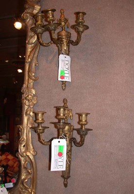 Lot 1615 - Pair of Louis XVI Style Gilt-Bronze...