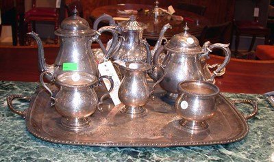 Lot 582 - Fisher Sterling Silver Five-Piece Coffee and...