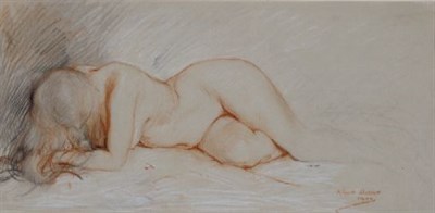 Lot 236 - Albert Edward Sterner 1863-1946 NUDE RECUMBENT...