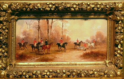 Lot 3087 - J. Woog 20th Century THE HUNT Signed J. Woog...