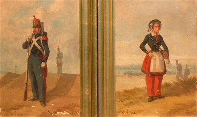 Lot 2007 - Charles de Luna French, 19th century MILITARY...