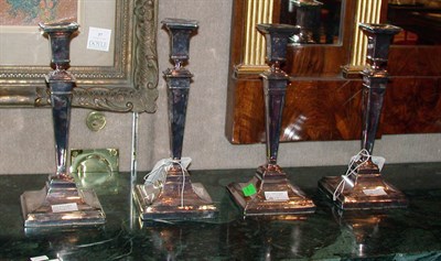 Lot 587 - Set of Four Mappin & Webb Silver Plated...
