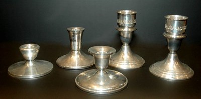 Lot 360 - Five Pairs of Sterling Silver Dwarf...