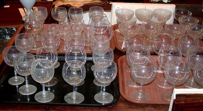 Lot 1385 - Miscellaneous Group of Glass Stemware...