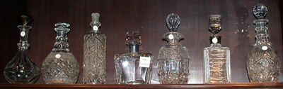 Lot 1396 - Miscellaneous Group of Seven Clear Glass...