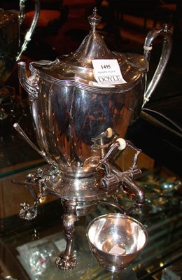 Lot 1495 - Sterling Silver Hot Water Urn Approximately 50...