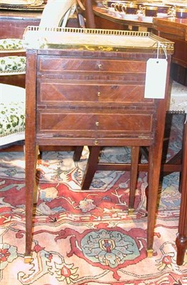 Lot 517 - Louis XVI Style Brass Mounted Marble Top Pot...