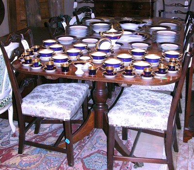 Lot 513 - Regency Style Mahogany Double-Pedestal Dining...