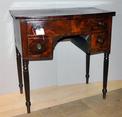 Lot 3615 - Federal Mahogany Bow Front Server Height 32...