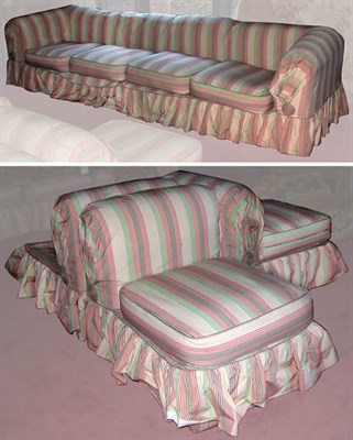 Lot 247 - Group of Upholstered Seating Furniture...