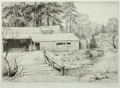 Lot 2303 - Ronau W. Woiceske TRANQUILITY; OLD SYCAMORE;...