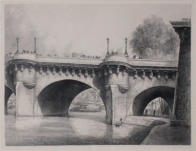 Lot 2266 - Louis Orr LE PONT DES TOURNELLES; LE PONTE...