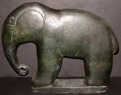 Lot 138 - Art Deco Soapstone Elephant
