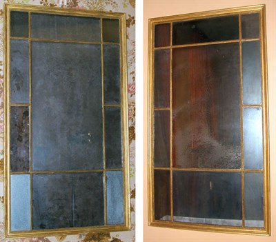 Lot 203 - Pair of Georgian Style Gilt-Wood Mirrors...