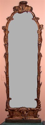 Lot 196 - German Rococo Gilt-Wood Mirror Height 7 feet 4...