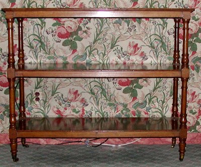 Lot 242 - English Oak Three-Tiered Etagere 20th Century...
