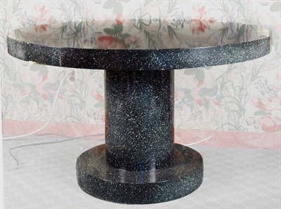 Lot 216 - Faux Green Porphyry Painted Center Table