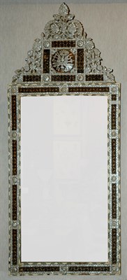 Lot 178 - Syrian Mother-of-Pearl Mirror Height 6 feet 1...