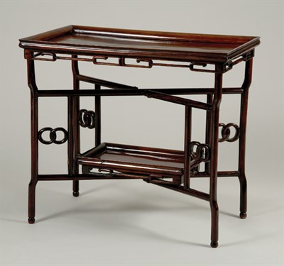 Lot 208 - Chinese Hardwood Side Table