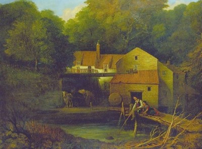 Lot 1080 - Attributed Thomas Miles Richardson FISHING AT...