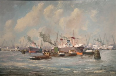 Lot 3071 - M. Headermann 20th Century SHIPYARD Signed M....