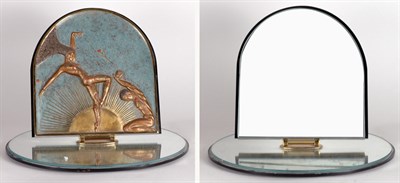 Lot 2566 - Art Deco Style Cold Painted Bronze Plaque Of...