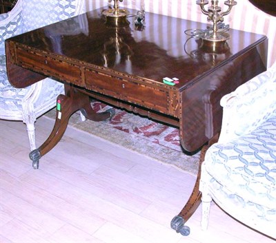 Lot 667 - Georgian Style Mahogany Sofa Table Height 28...