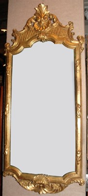 Lot 3477 - Rococo Style Gilt-Wood Mirror Height 55 inches,...
