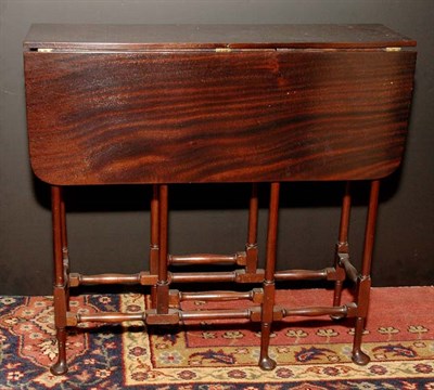 Lot 3394 - Georgian Style Mahogany Drop-Leaf Spider Leg...