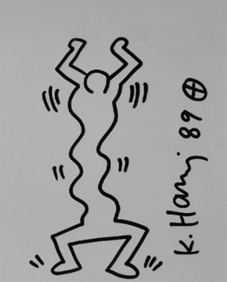 Lot 76 - Keith Haring American, 1958-1990 UNTITLED,...