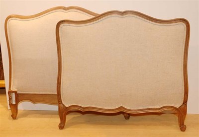 Lot 3184 - Louis XV Style Beechwood Daybed Length 6 feet...