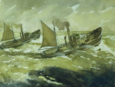 Lot 268 - Reginald Marsh 1898-1954 SHIPS IN A STORM,...