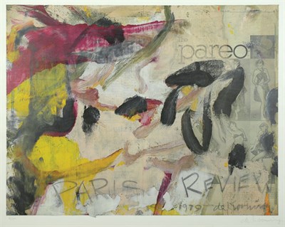 Lot 2215 - Willem de Kooning PARIS REVIEW Color offset...