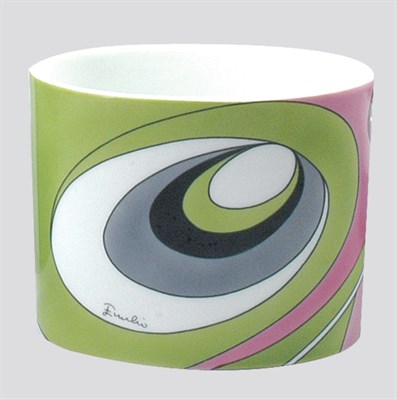 Lot 343 - Pucci Vortex Print for Rosenthal Vase Italian,...