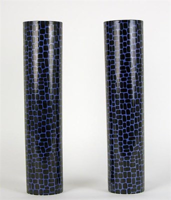 Lot 347 - Pair of Pucci Pebble Print Rosenthal Vase...