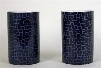 Lot 351 - Pair of Pucci Pebble Print Rosenthal Vases...