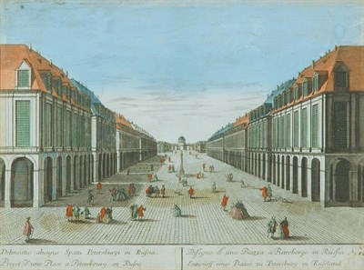 Lot 122 - George Balthasar Probst LA BOURSE DE ROTERDAM...