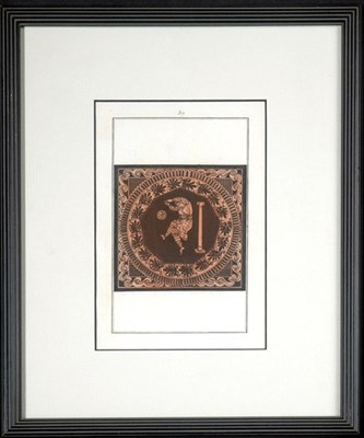 Lot 117 - Artist Unknown [FIGURE AND COLUMN] Color...