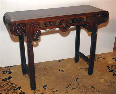 Lot 3380 - Chinese Hardwood Altar Table Height 33 1/2...