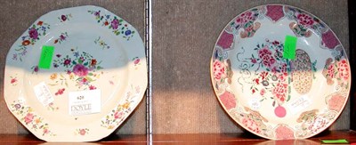 Lot 620 - Two Chinese Export Porcelain Plates