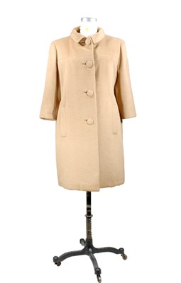 Lot 103 - Norell Natural Alpaca Coat American, 1963/64...